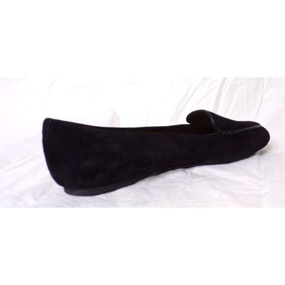 🆕 AQUATALIA Calandra Suede Loafer Flat Shoes 10 Black - Picture 11 of 16